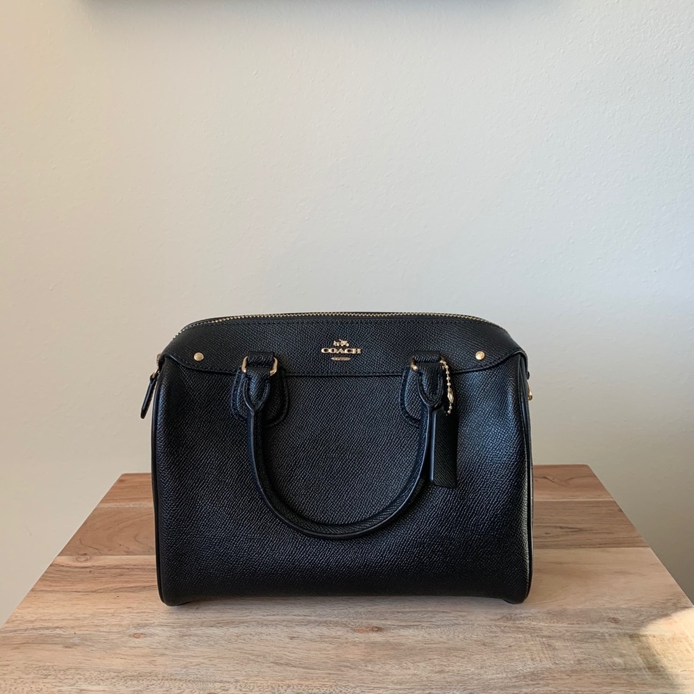 Coach Patent Leather Top Handle Bag